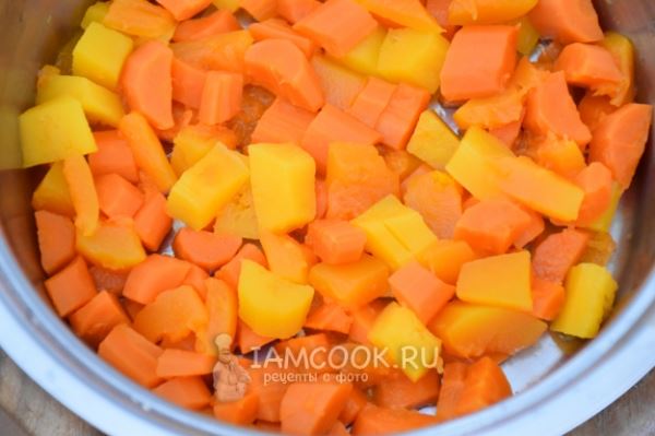 Морковно-тыквенная запеканка