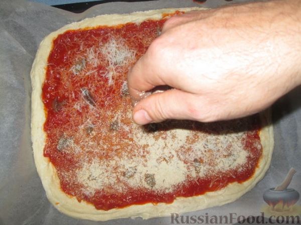 Палермитанская пицца "Сфинчене"