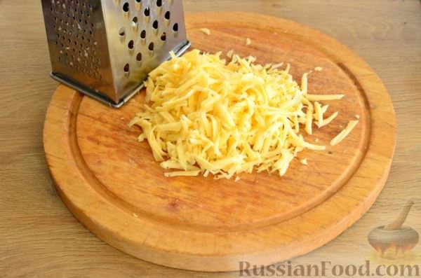 Сконы с сыром и колбасой (в духовке)